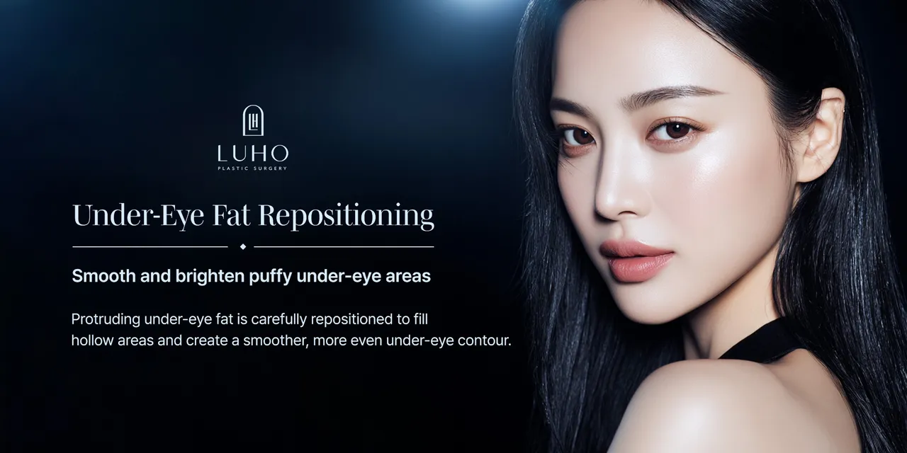 Lower Eyelid Fat Repositioning — Luho Plastic Surgery 1