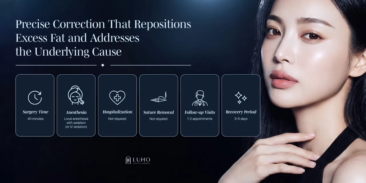 Lower Eyelid Fat Repositioning — Luho Plastic Surgery 2