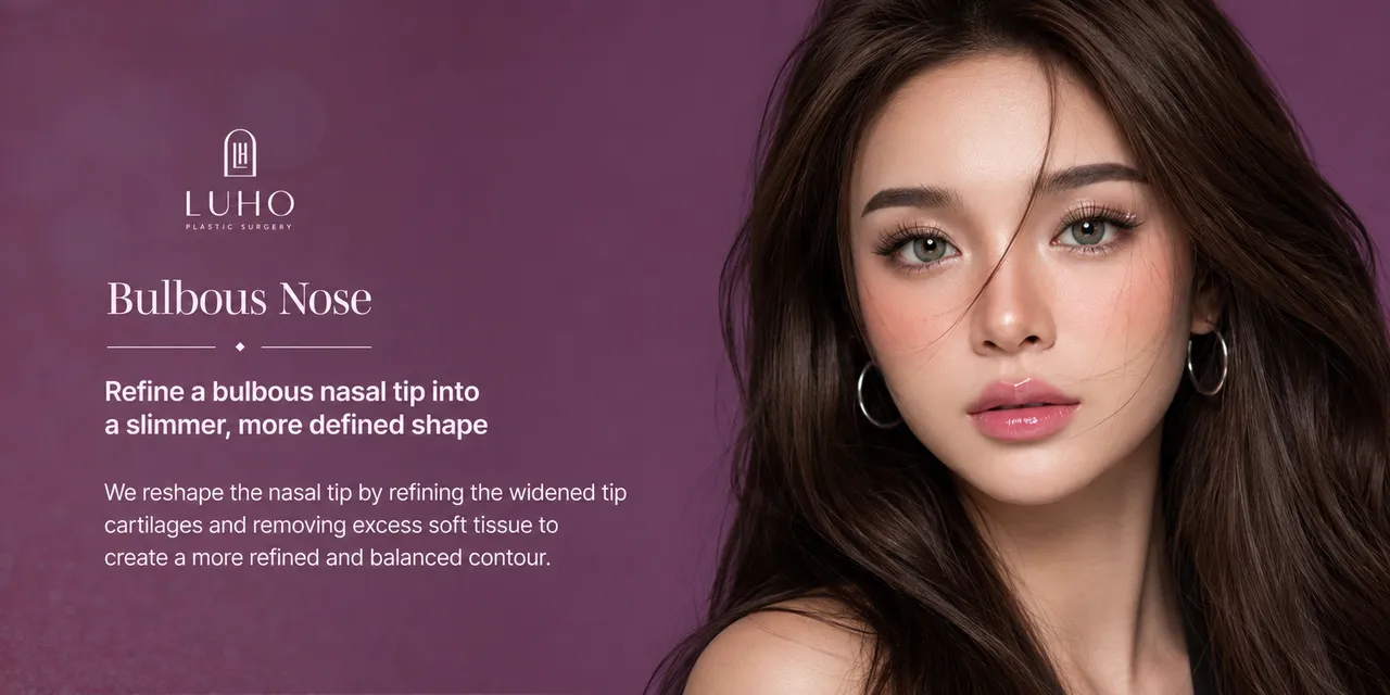 Bulbous Nose — Luho Plastic Surgery 1